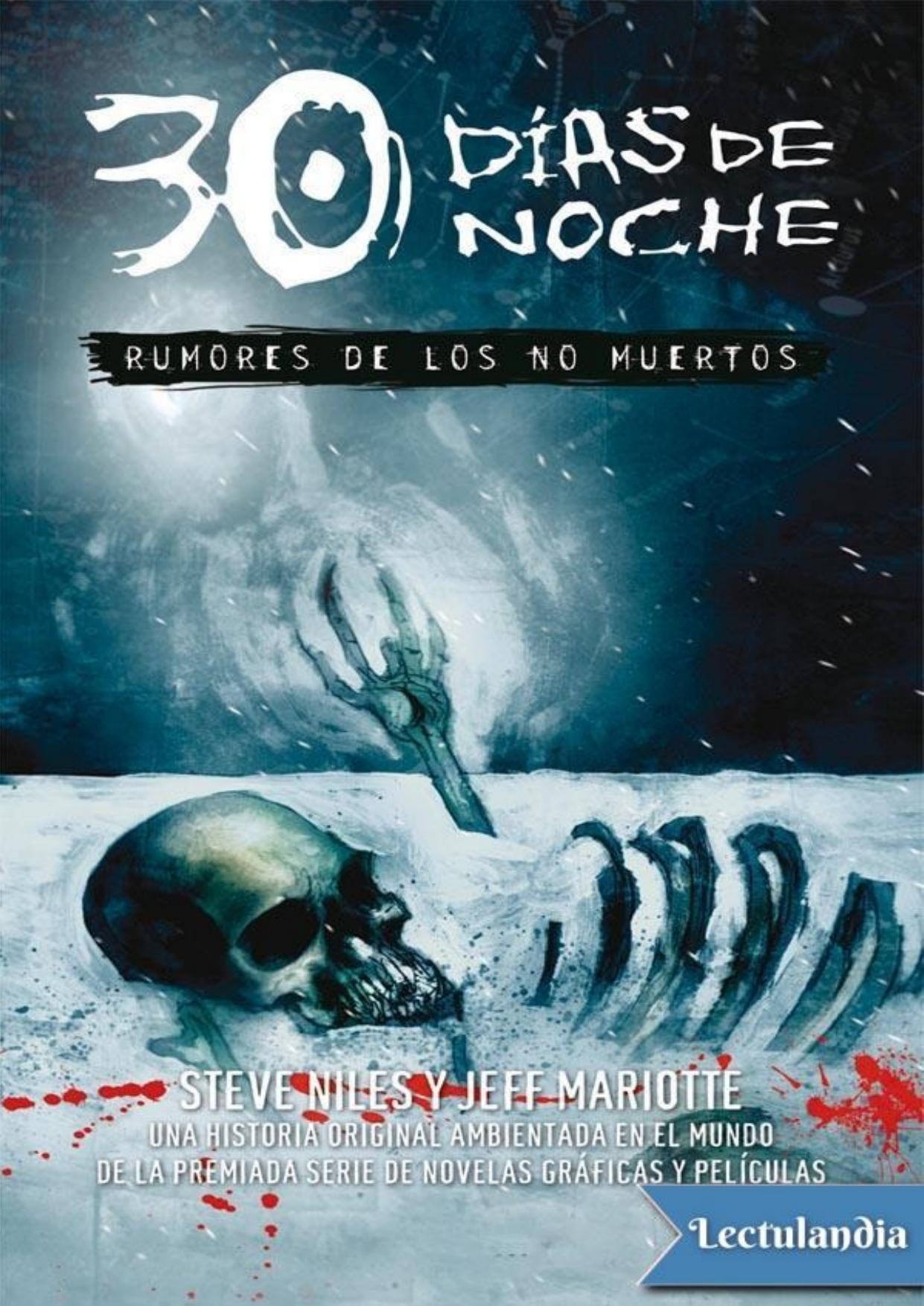 Rumores de los no muertos de Steve Niles, portada del libro