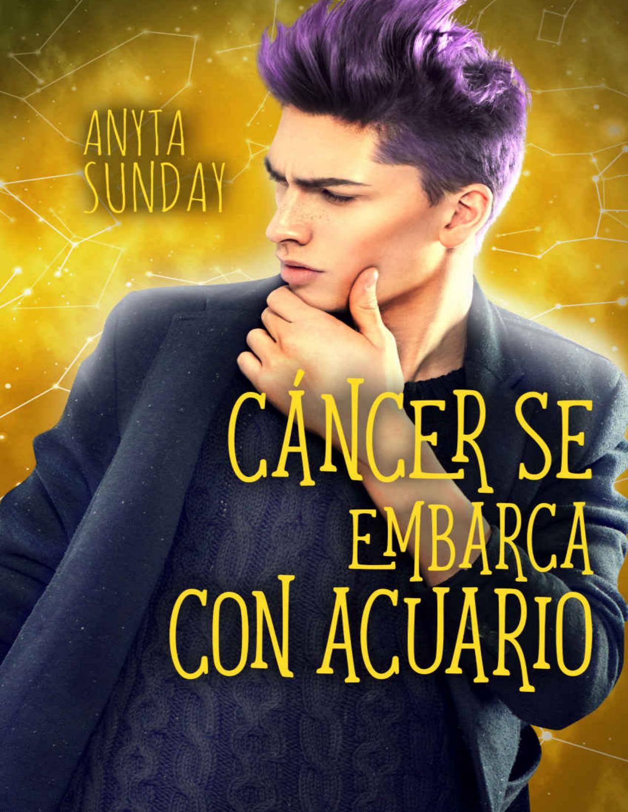 Cáncer se embarca con Acuario (Signos de amor nº 5) de Anyta Sunday, portada del libro