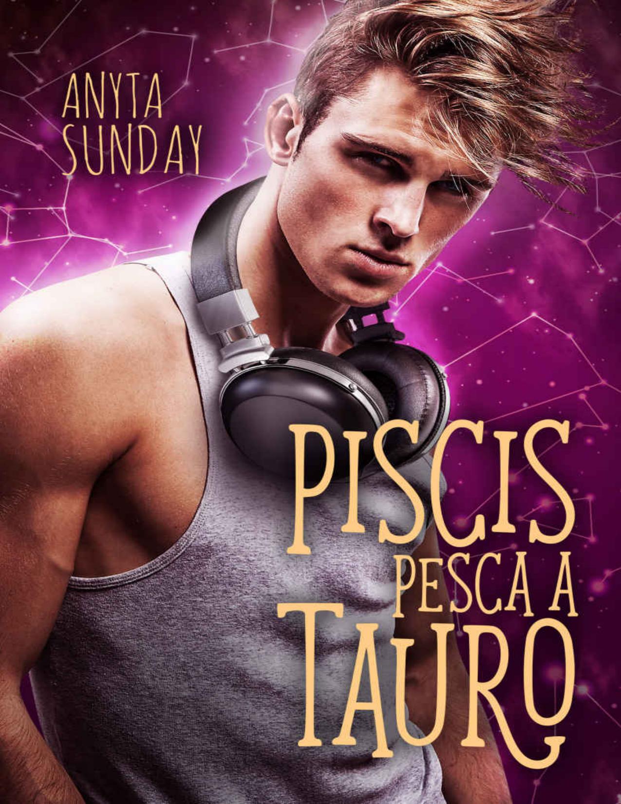 Piscis pesca a Tauro (Signos de de Anyta Sunday, portada del libro