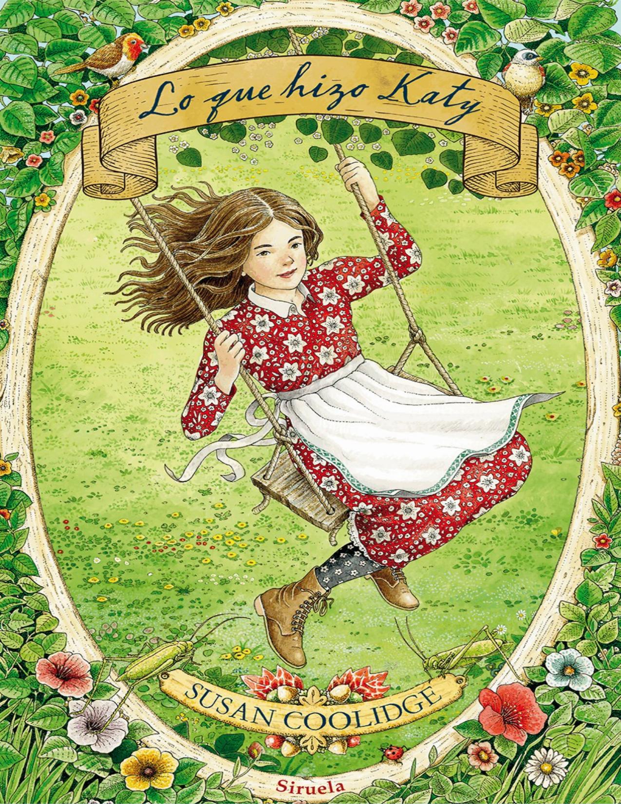 Lo que hizo Katy de Susan Coolidge, portada del libro