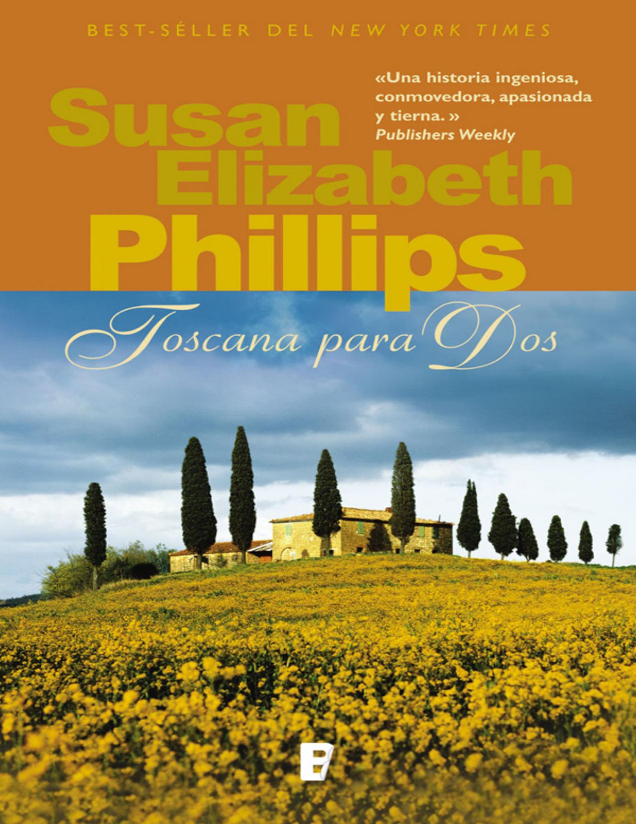 Toscana para dos de Susan Elizabeth Phillips, portada del libro