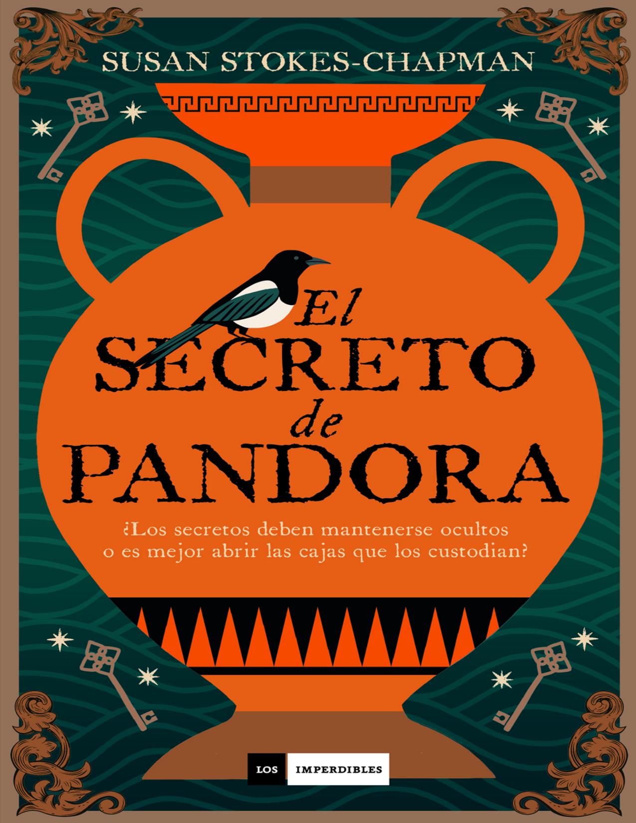 El secreto de Pandora de Susan Stokes-Chapman, portada del libro