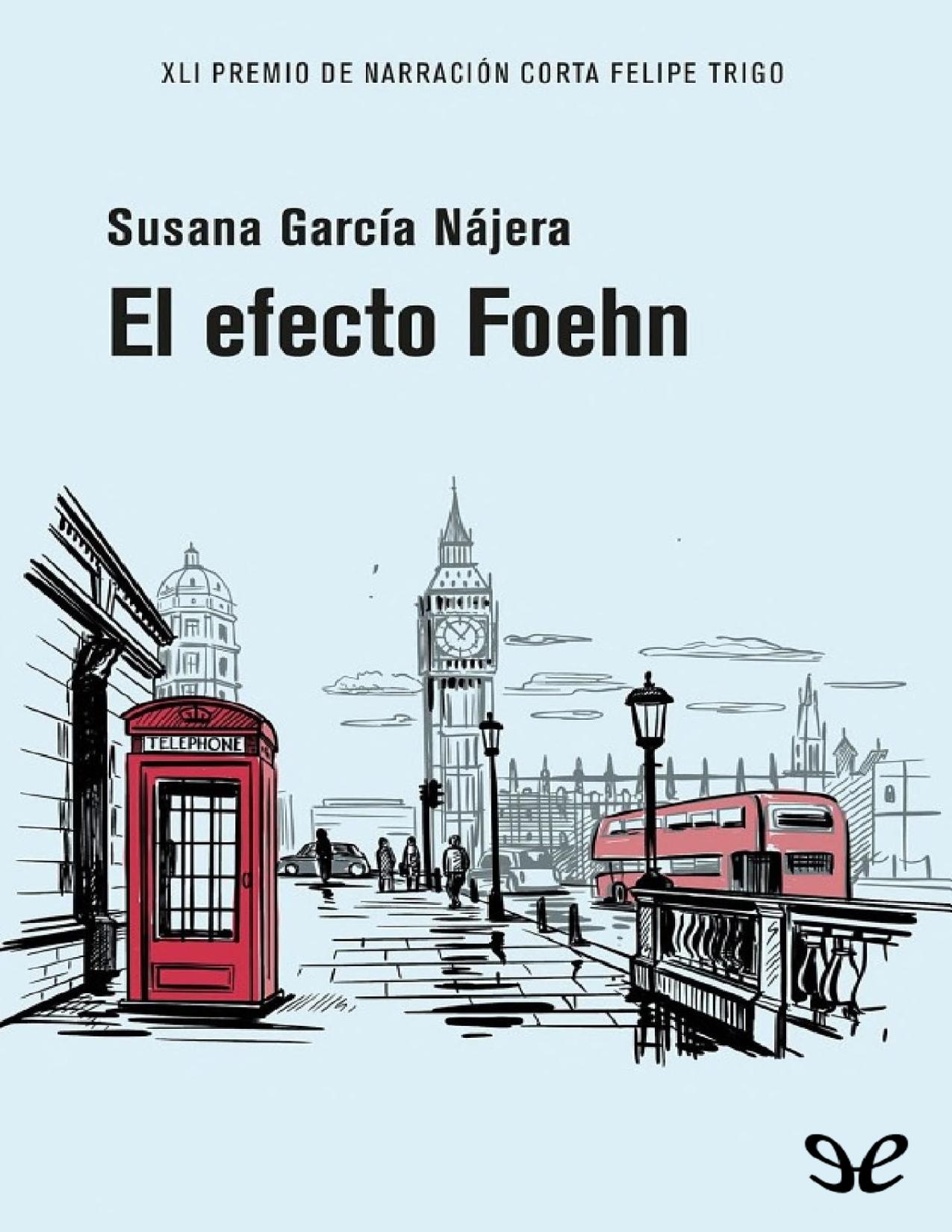 El efecto Foehn de Susana García Nájera, portada del libro