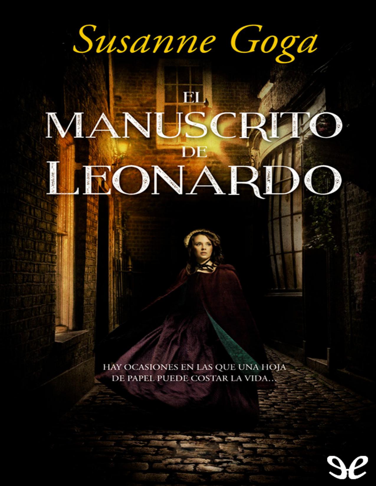 El manuscrito de Leonardo de Susanne Goga, portada del libro