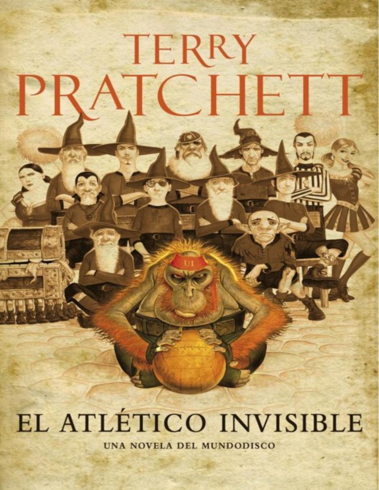 El Atlético Invisible de Terry Pratchett, portada del libro