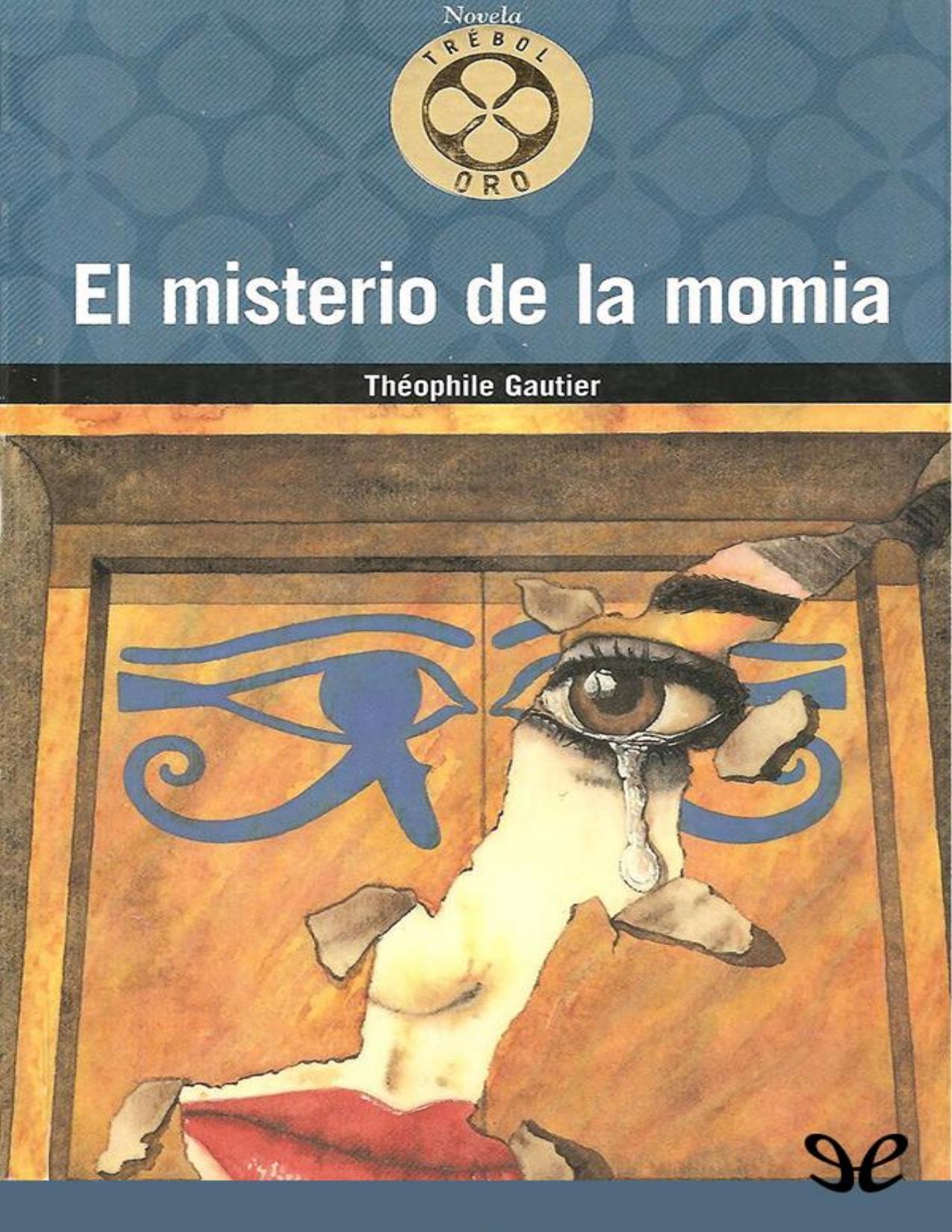 El misterio de la momia de Théophile Gautier, portada del libro