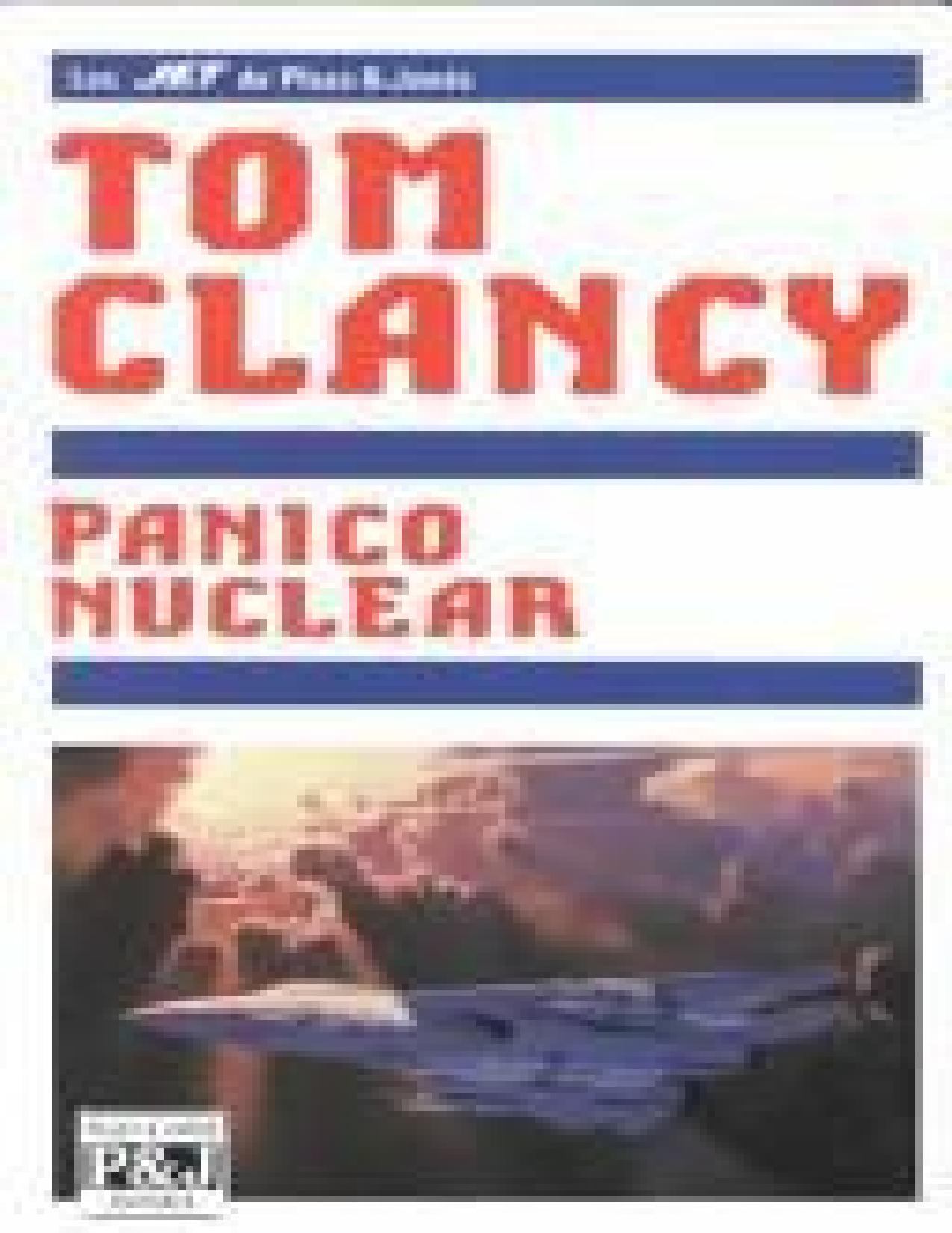 Panico nuclear de Tom Clancy, portada del libro