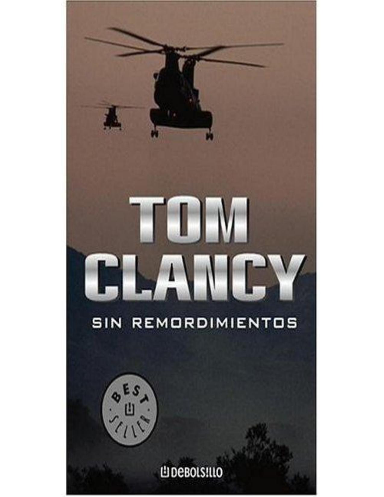 Sin Remordimientos de Tom Clancy, portada del libro