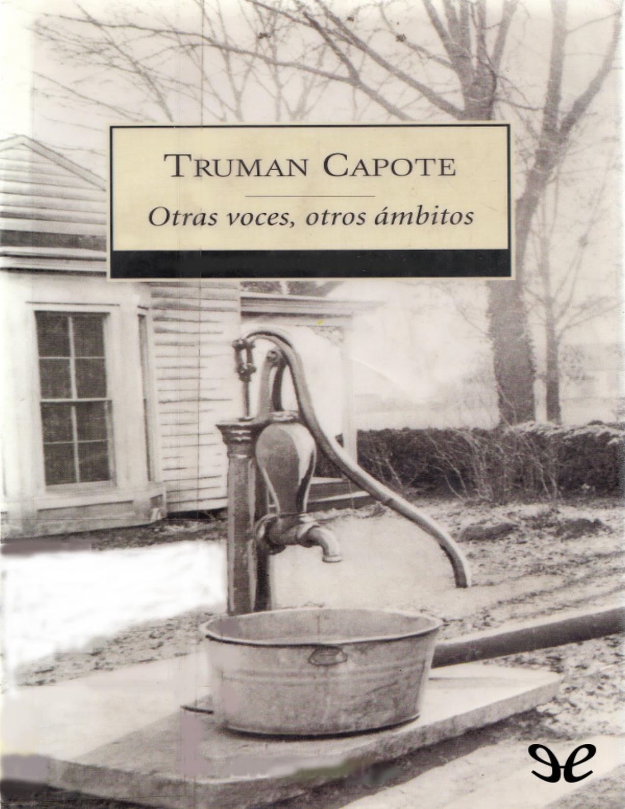 Otras voces, otros ambitos de Truman Capote, portada del libro