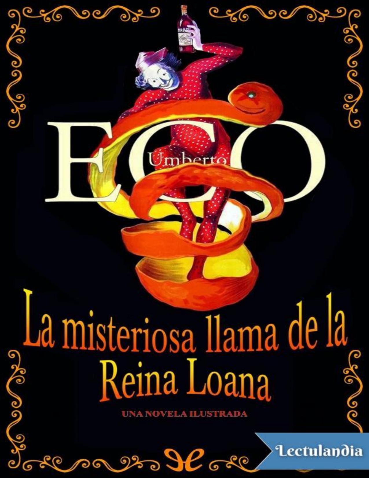 La misteriosa llama de la reina Loa de Umberto Eco, portada del libro