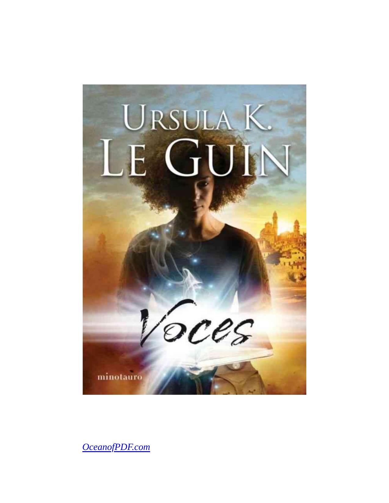 Voces de Ursula K. LeGuin, portada del libro