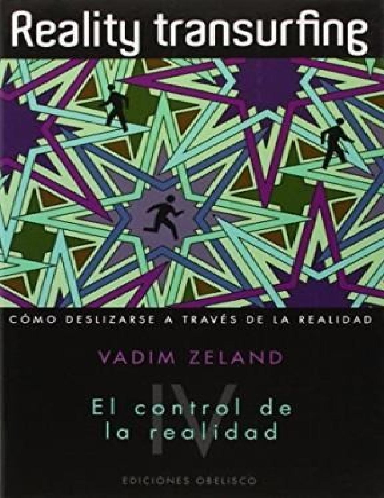 El Control de la Realidad de Vadim Zeland, portada del libro