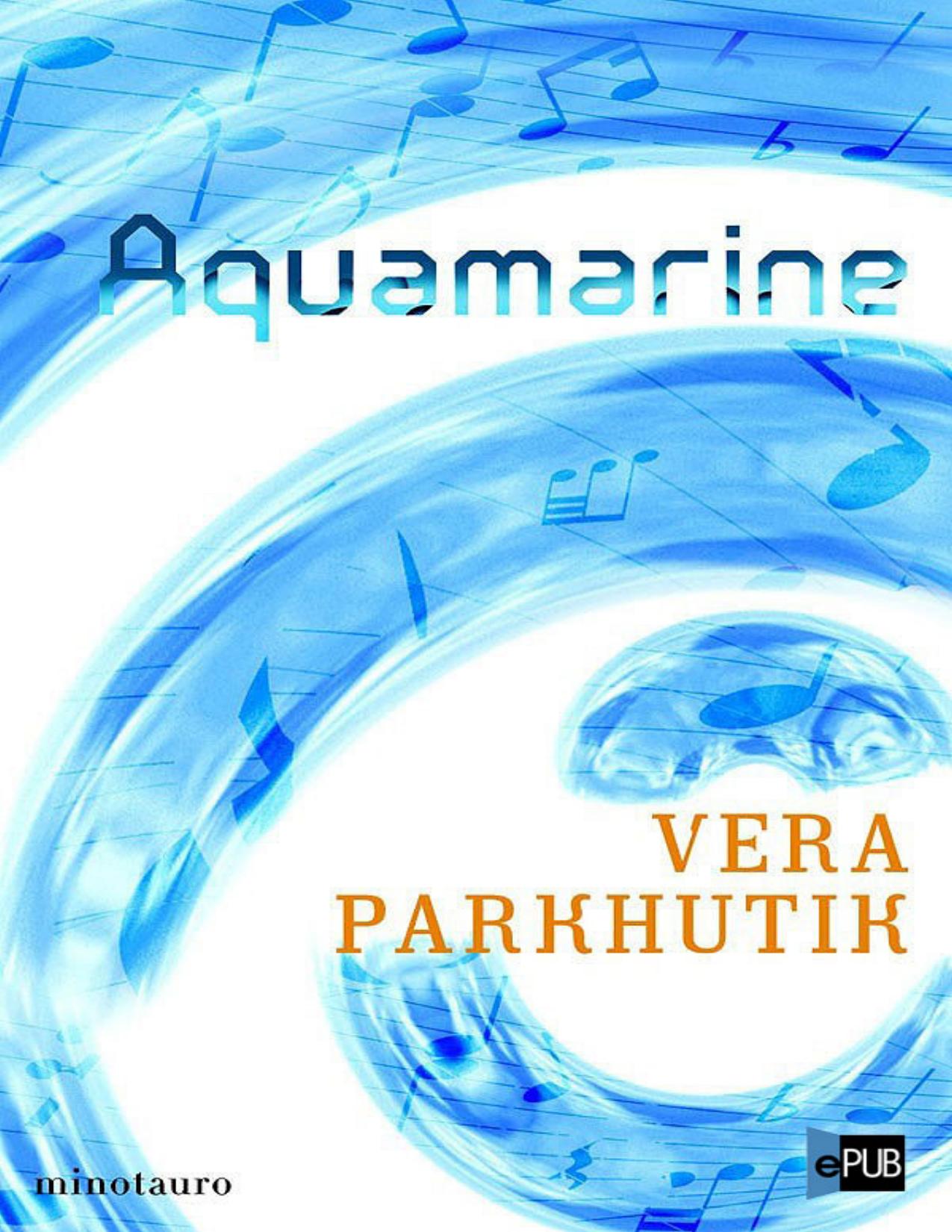 Aquamarine de Vera Parkhutik, portada del libro