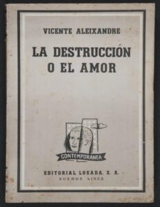 Portada de La destrucción o el amor