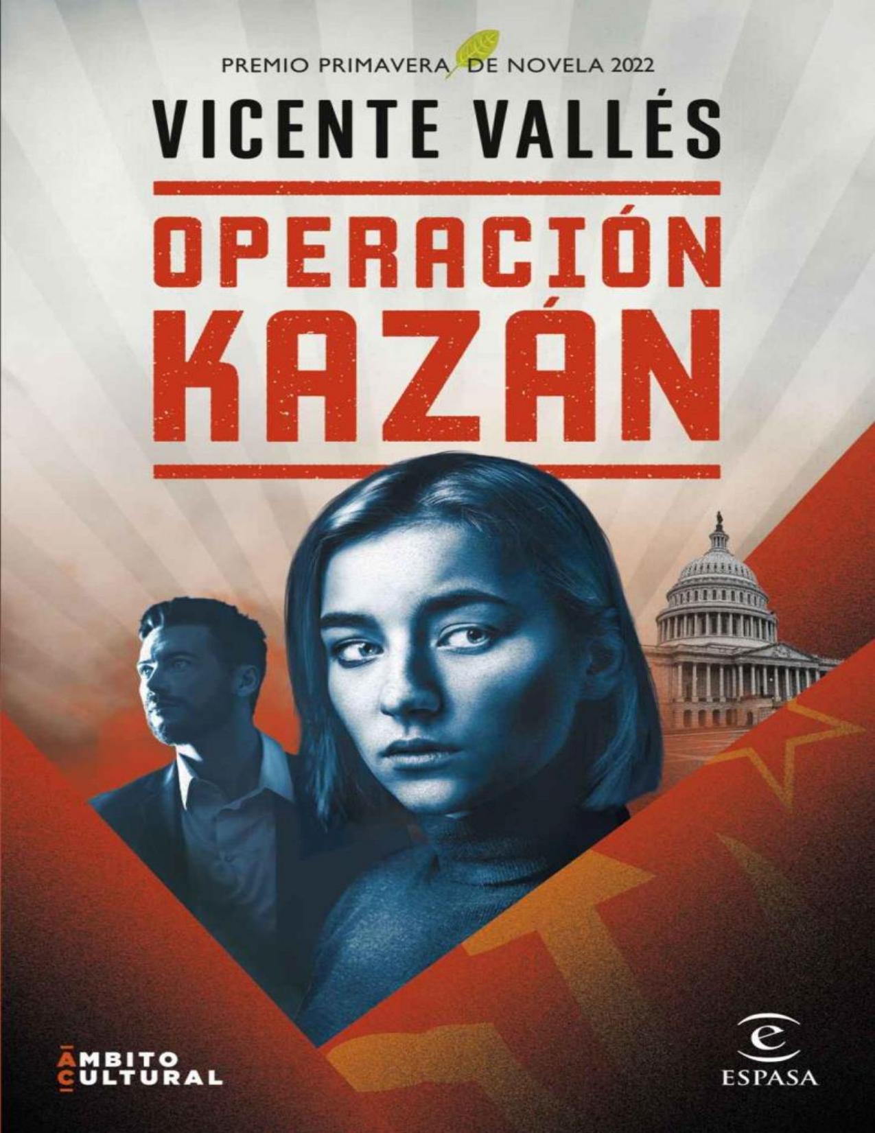 Operacion Kazan de Vicente Valles, portada del libro