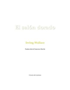 Portada de El salón dorado