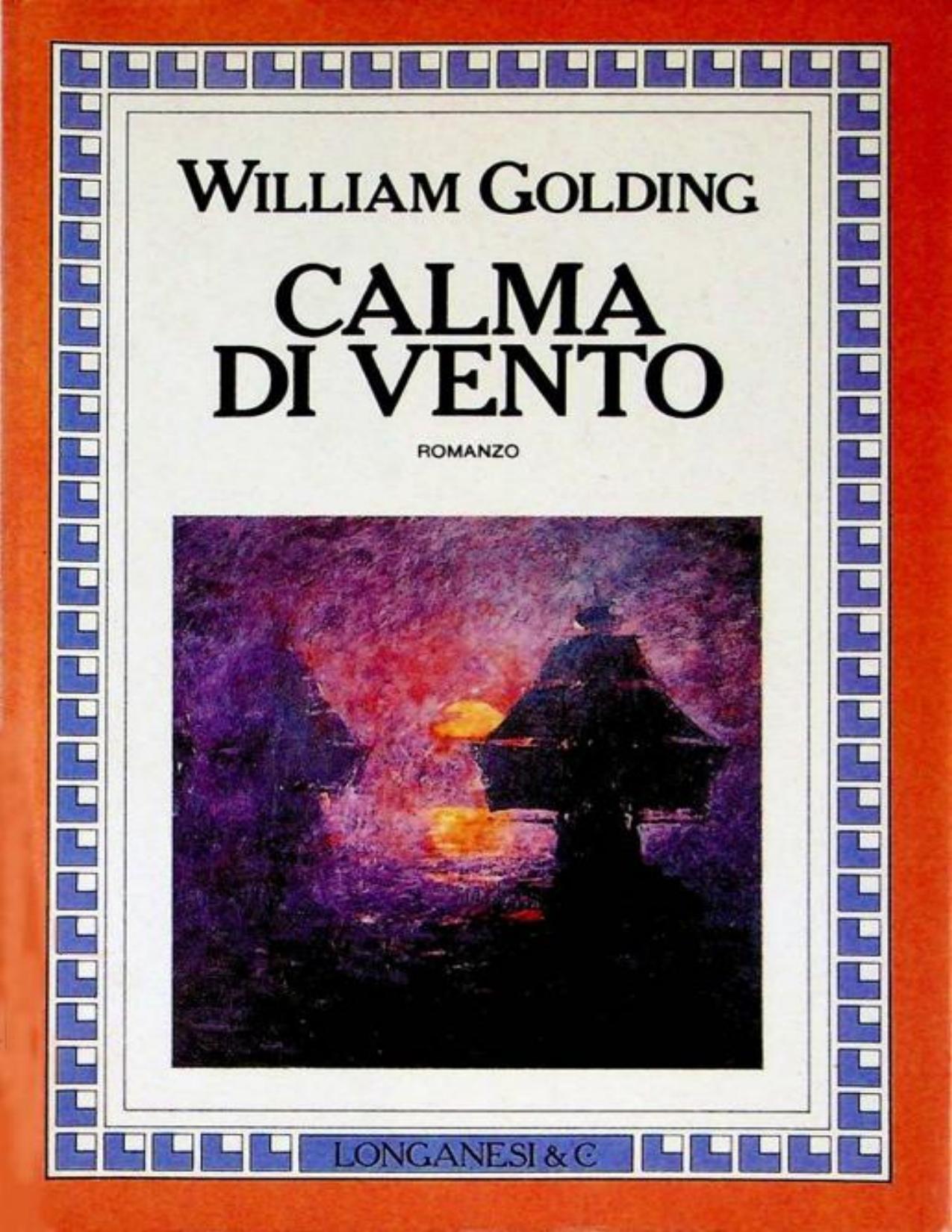 Calma di vento de William Golding, portada del libro