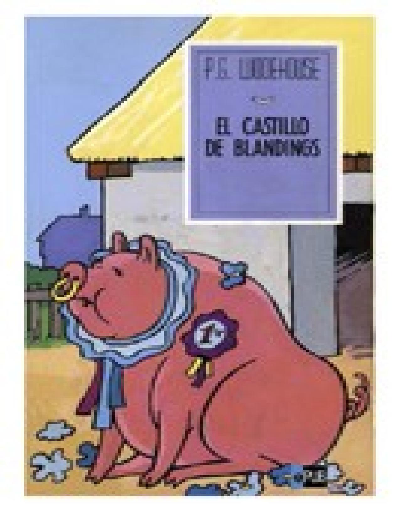 El Castillo De Blandings de P.G Woodehouse, portada del libro