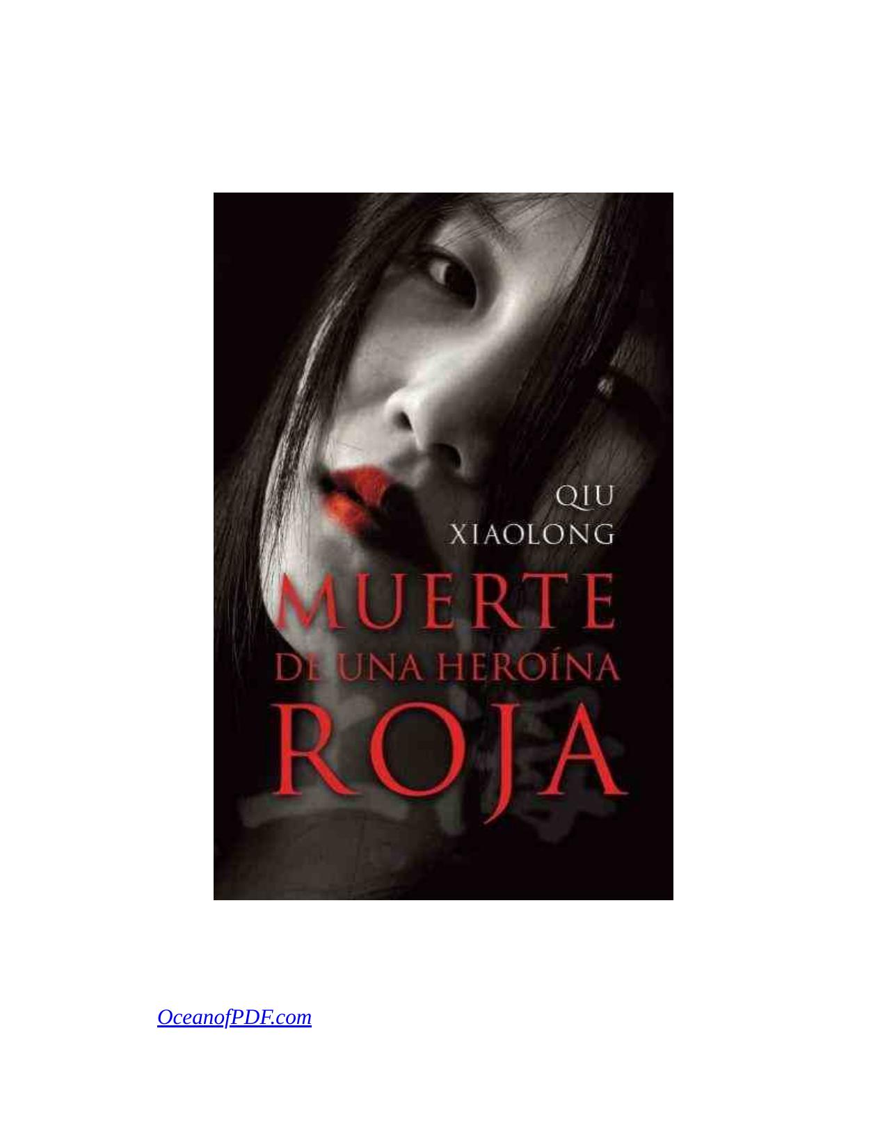 Muerte De Una Heroína Roja de Xiaolong Qiu, portada del libro