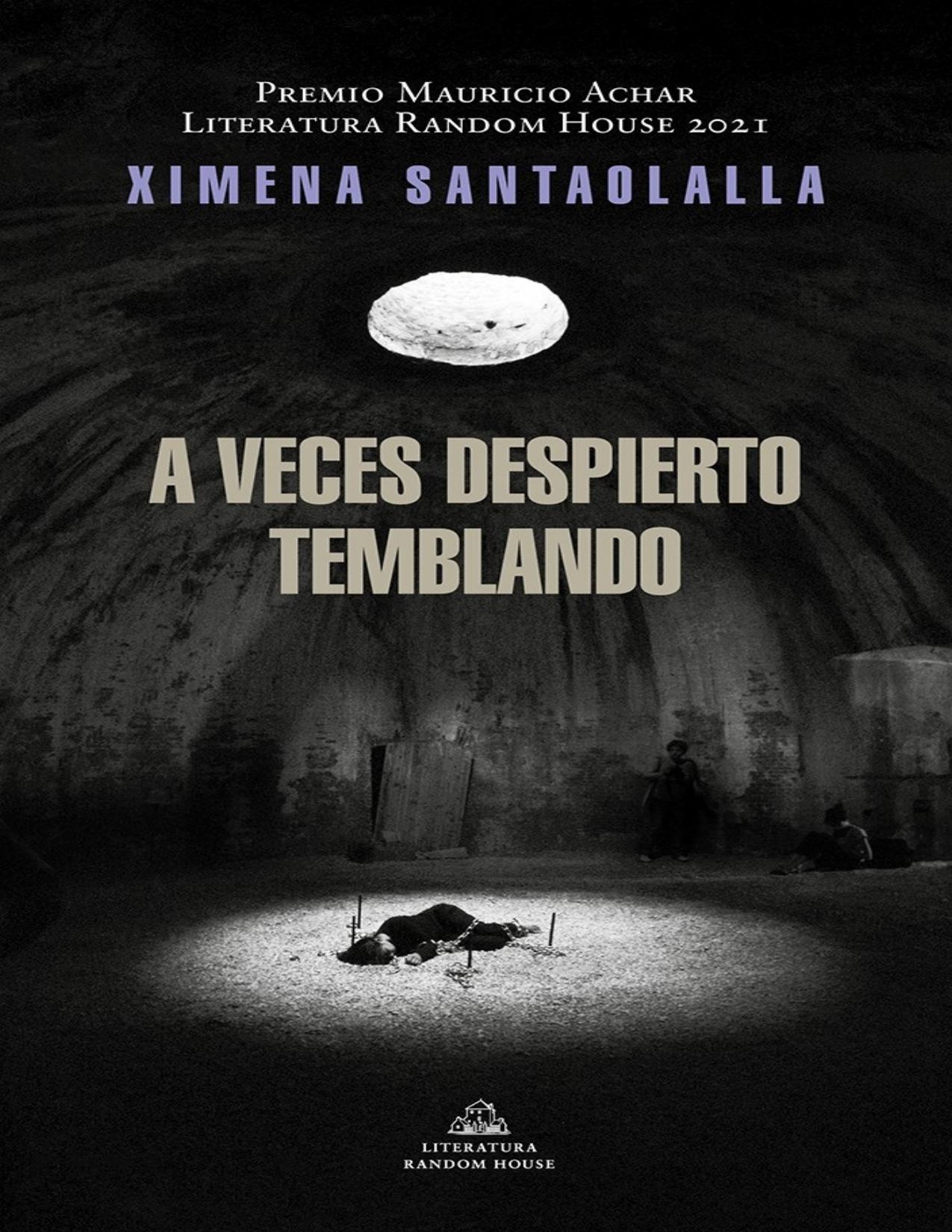 A veces despierto temblando de Ximena Santaolalla, portada del libro