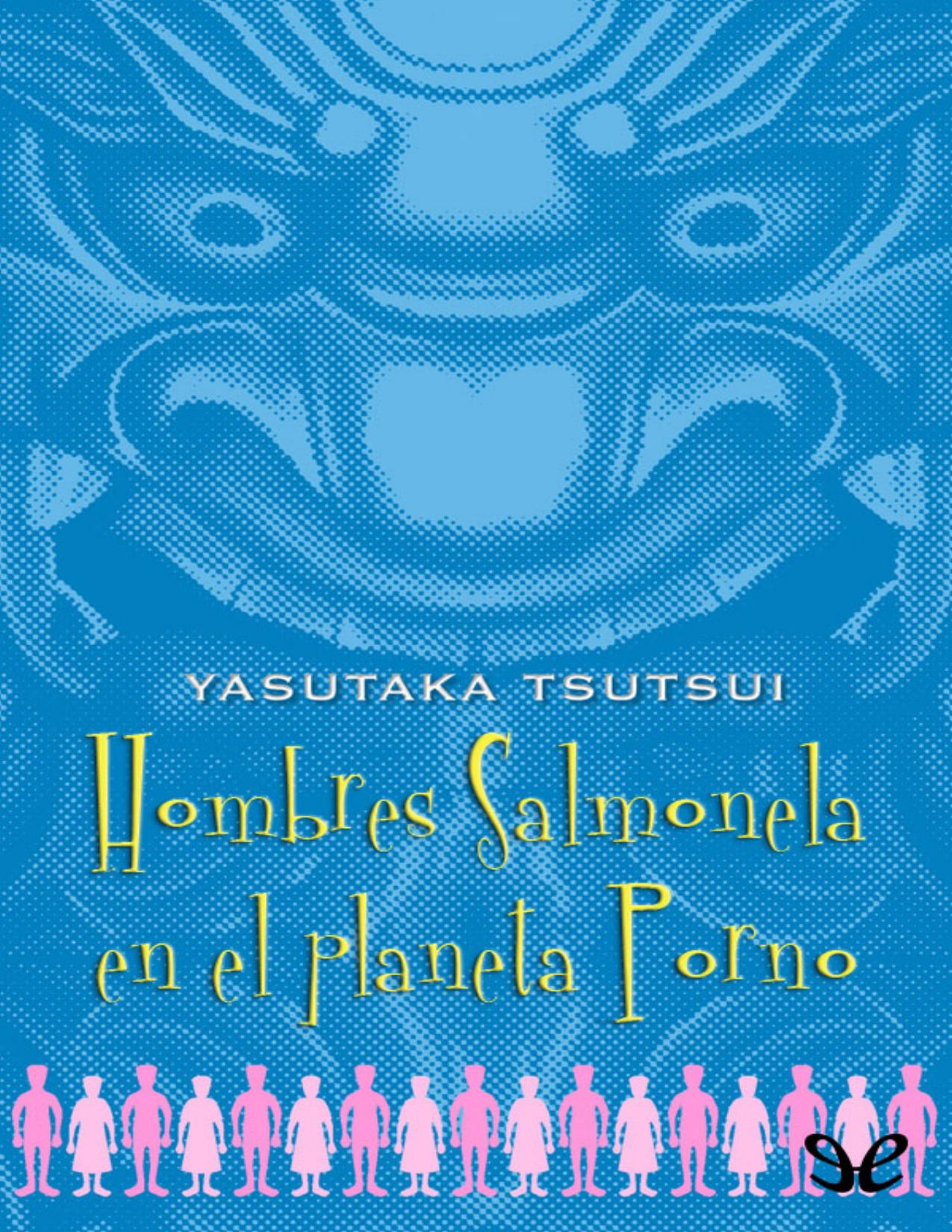 Hombres salmonela en el planeta porno de Yasutaka Tsutsui, portada del libro
