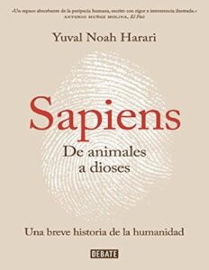 Portada de Sapiens. De animales a dioses: Una breve historia de la humanidad