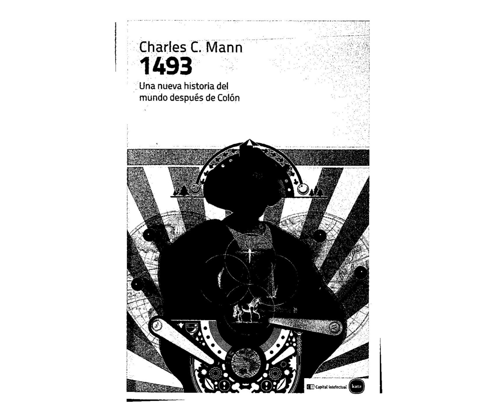 1493 Una nueva historia del mundo despues de Colon de Charles C Mann, portada del libro