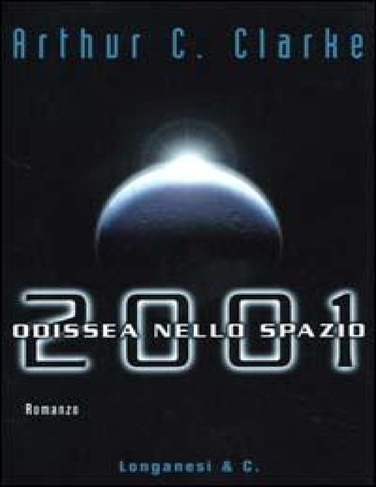 2001 Odissea nello spazio de Arthur C Clarke, portada del libro