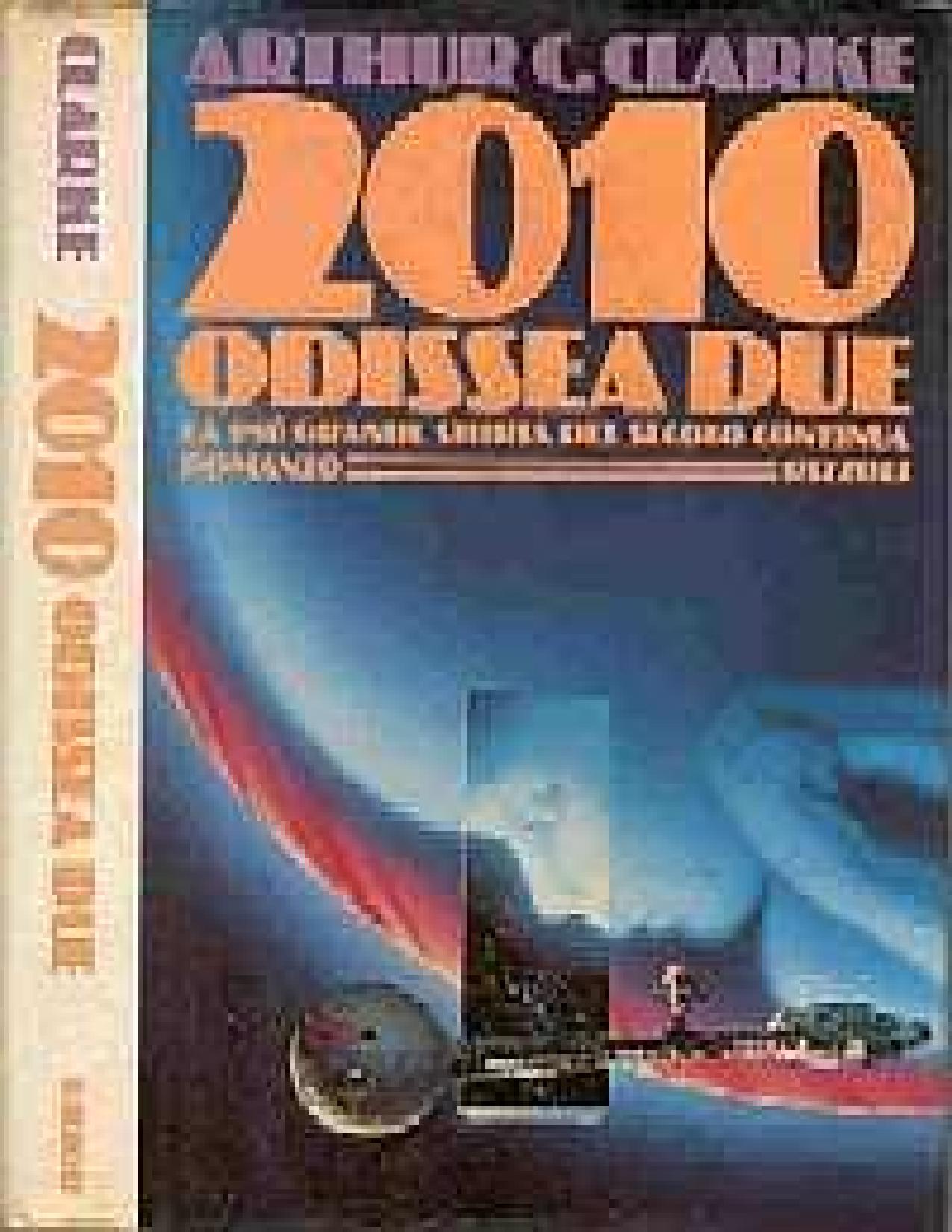 2010 - Odissea Due de Arthur C. Clarke, portada del libro