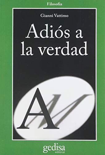 Adiós a la verdad de Gianni Vattimo, portada del libro