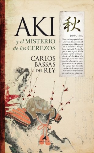 Aki y el misterio de los cerezos de Carlos Bassas del Rey, portada del libro