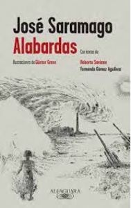 Alabardas de Jose Saramago, portada del libro