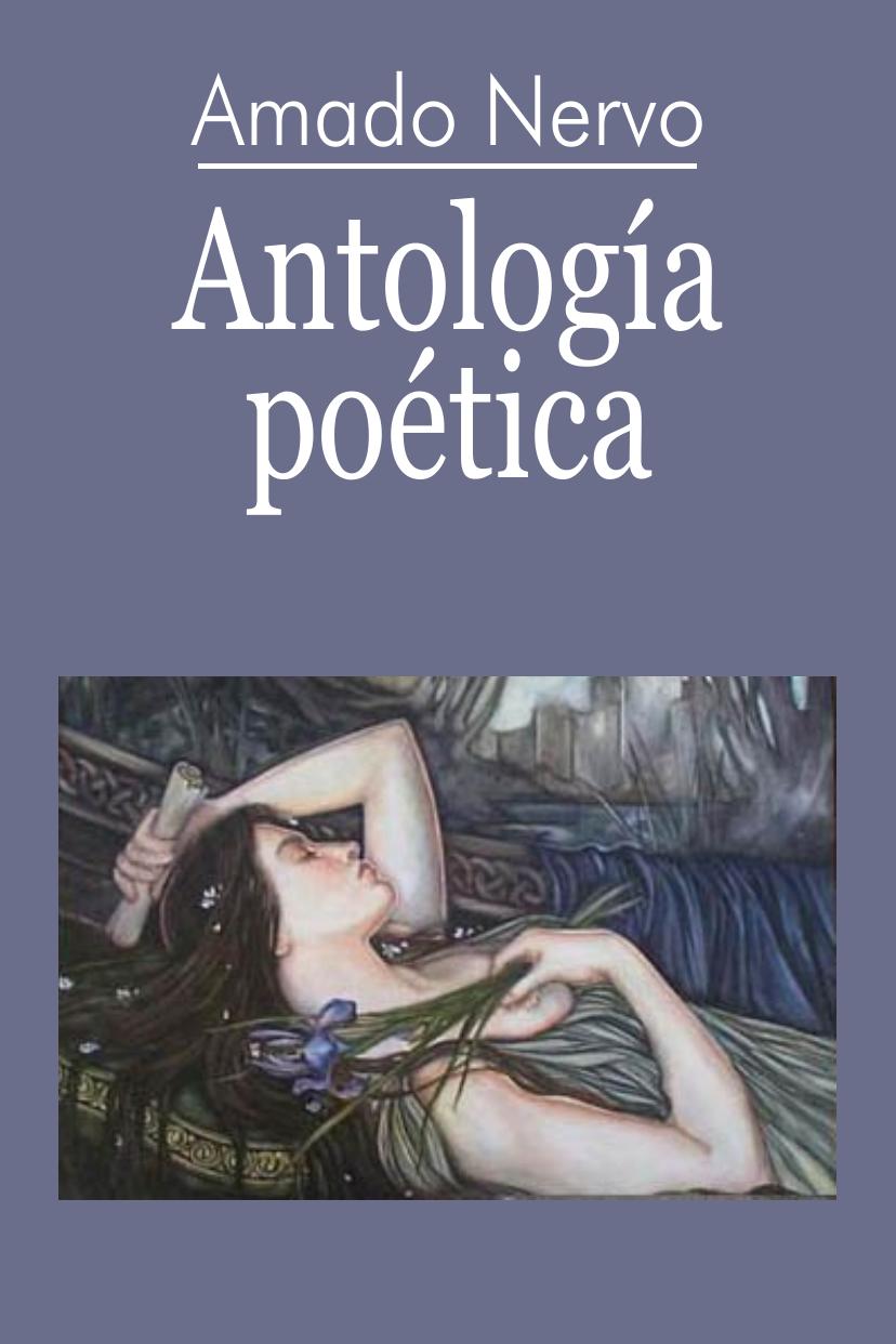 Antologia poetica de Amado Nervo, portada del libro