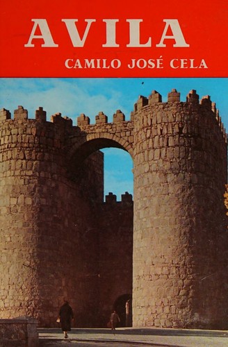 Ávila de Camilo José Cela, portada del libro