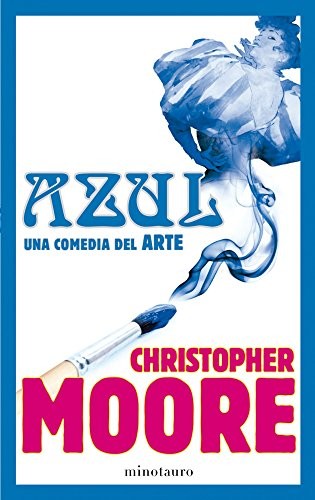 Azul de Christopher Moore, portada del libro
