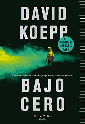 Bajo cero de David Koepp, portada del libro