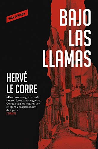 Bajo las llamas de Hervé Le Corre, portada del libro