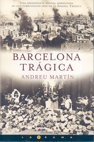 Barcelona trágica de Andreu Martín, portada del libro