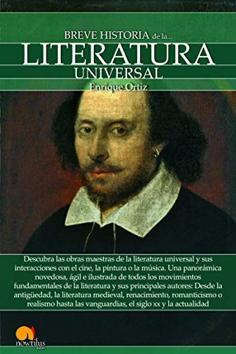 Breve historia de la Literatura universal de Enrique Ortiz Aguirre, portada del libro