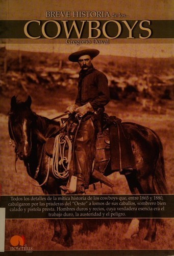 Breve historia de los cowboys de Gregorio Doval, portada del libro