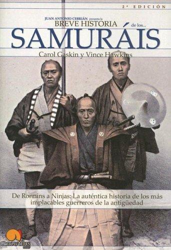 Breve historia de los samuráis de Carol Gaskin, portada del libro