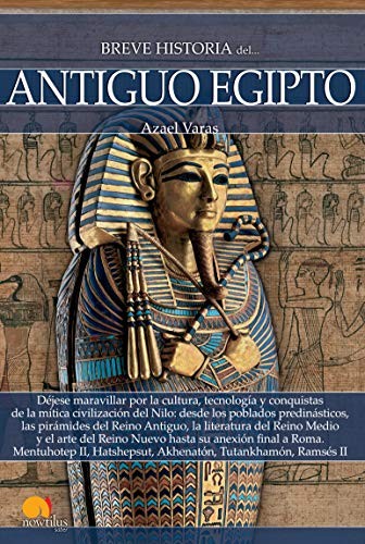 Breve historia del antiguo Egipto de Azael Varas, portada del libro