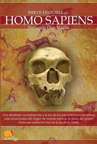 Breve historia del Homo Sapiens de Fernando Díez Martín, portada del libro