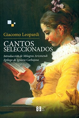 Cantos seleccionados de Giacomo Leopardi, portada del libro
