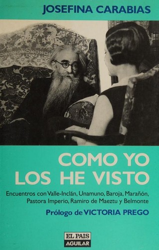 Como yo los he visto de Josefina Carabias, portada del libro
