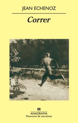 Correr de Jean Echenoz, portada del libro