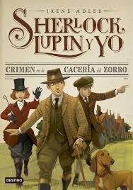 Crimen en la cacería del zorro de Irene Adler, portada del libro
