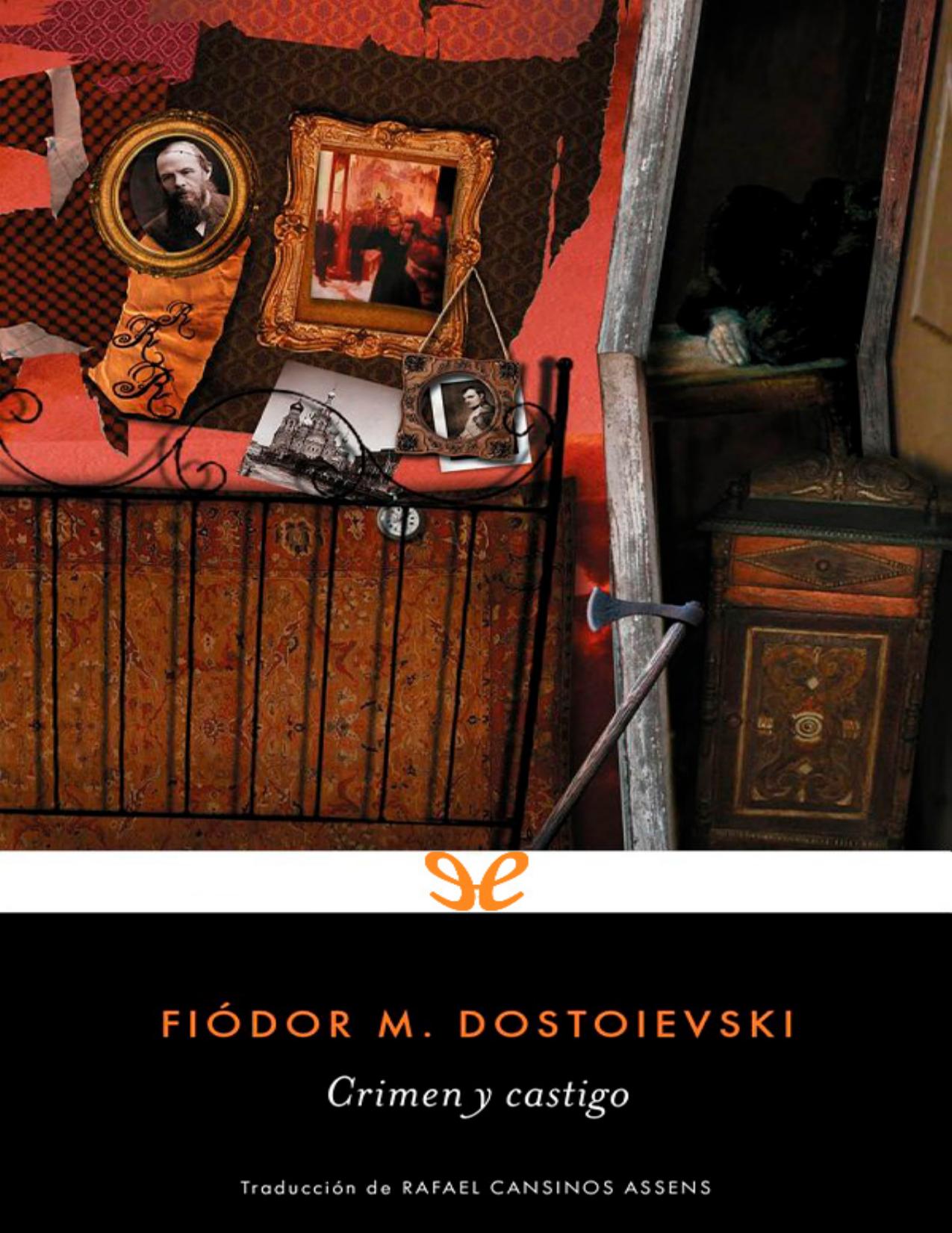 Crimen y castigo de Fiódor Dostoyevski, portada del libro