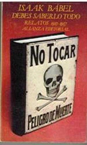 Debes saberlo todo de Isaak Babel, portada del libro