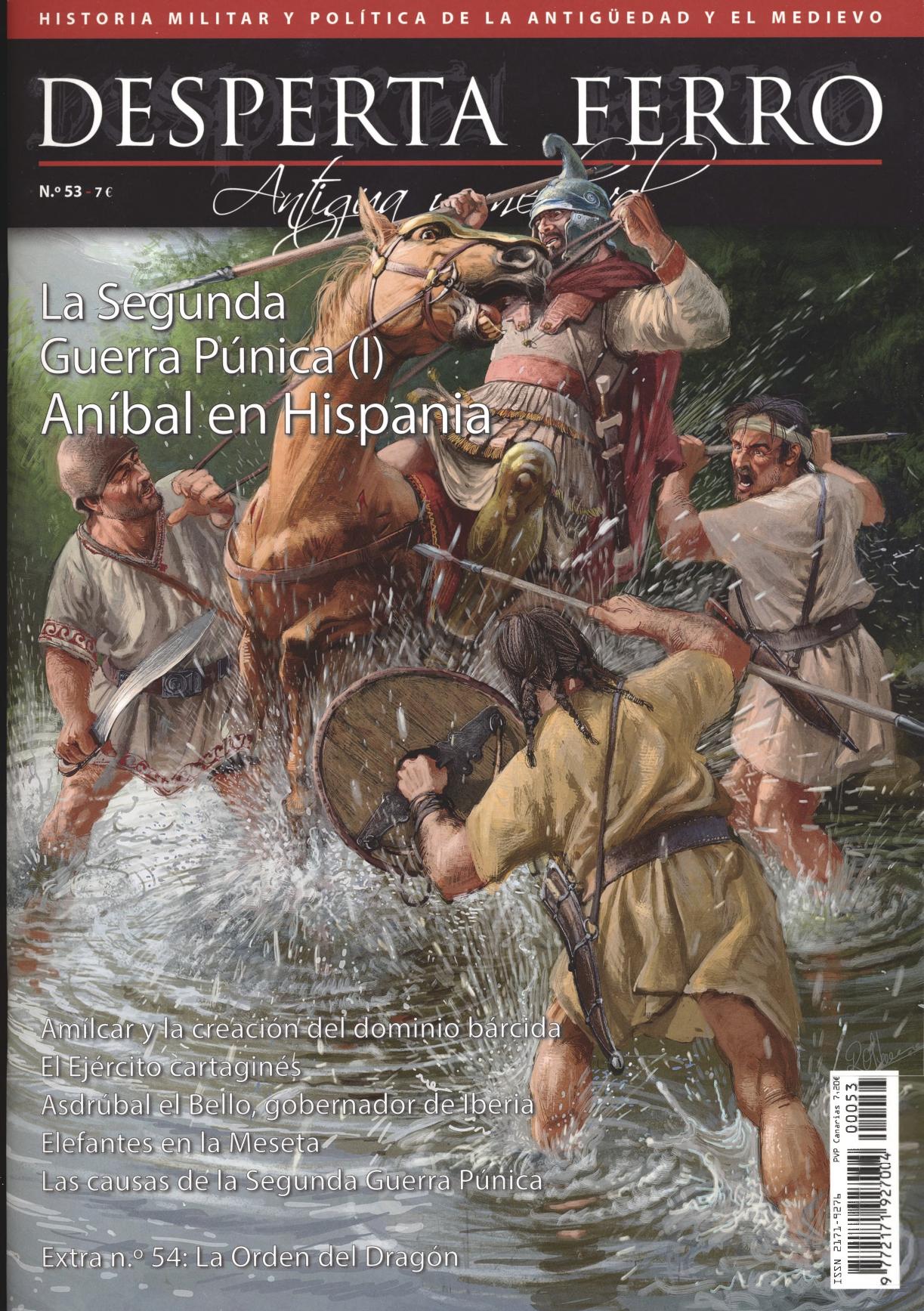 Desperta Ferro Historia Antigua y Medieval 53 Anibal en Hispania de Alberto Perez Rubio n Javier Gomez, portada del libro